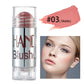 Cheek Blusher Shimmer Blush Stick Face Makeup