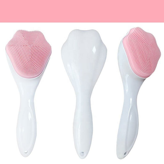 Handheld Silicone Face Scrubber Exfoliator