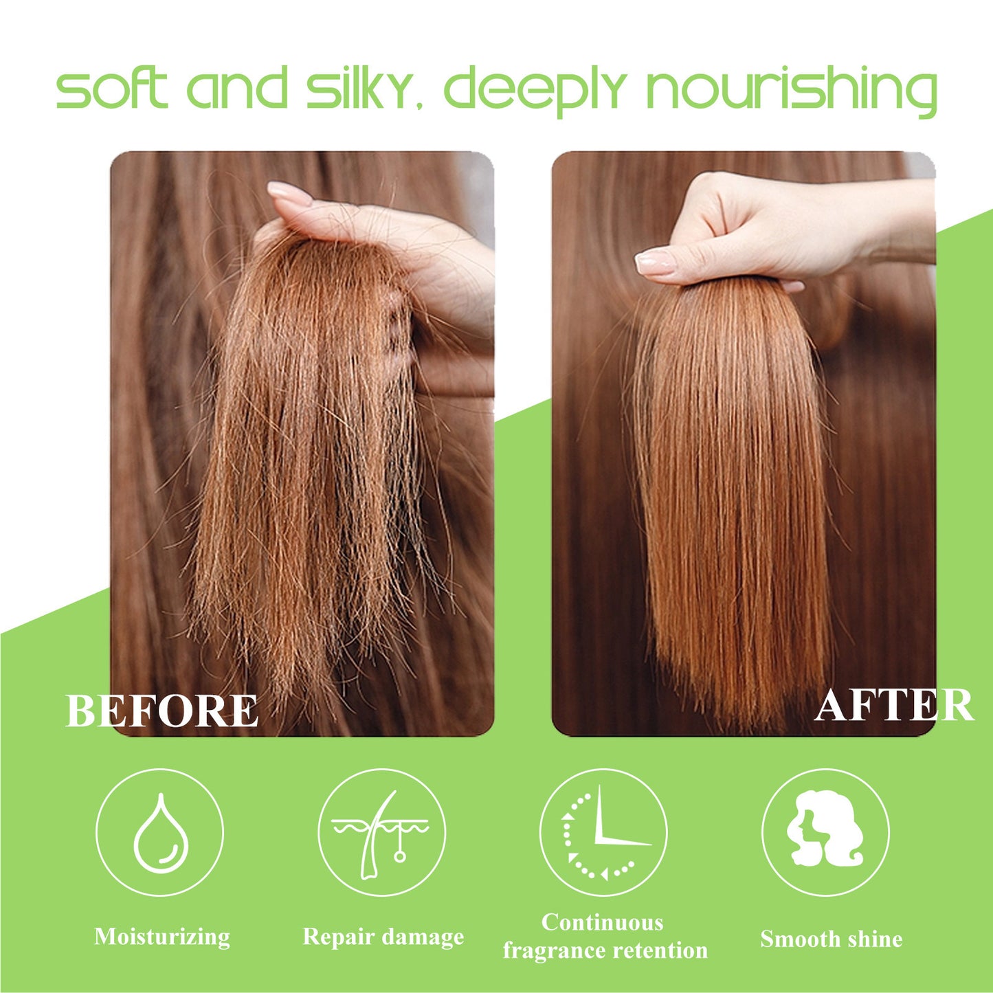 Anti-frizz Long-lasting Soft Fragrance Repair Hot Dye Hair Care Essential