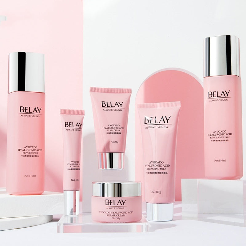 Avocado Hyaluronic Acid Moisturizing And Nourishing Skin Care Product Set
