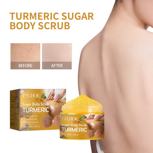 EELHOE Turmeric Body Scrub Lightens Acne Marks